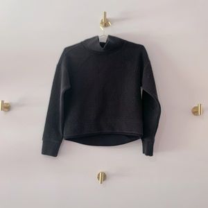 Calia black athletic turtleneck sweatshirt